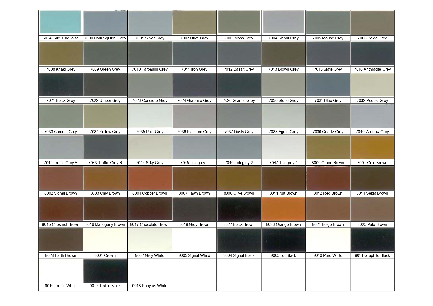 Swaraj Polycoats Color Shades